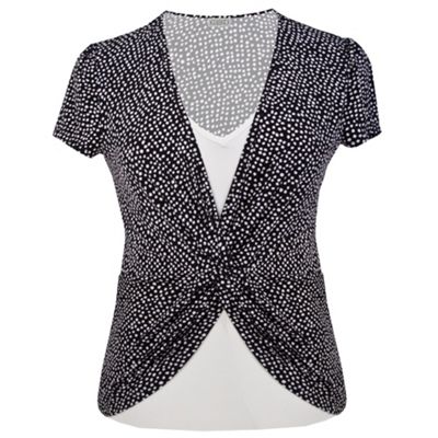 Spotted Twist Top