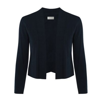 Navy Crossover Back Cardigan
