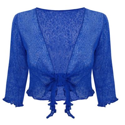 Mid Blue One Size Shrug