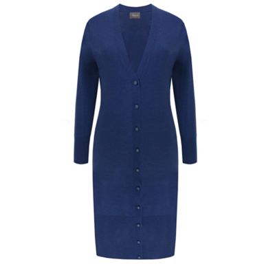 Blue Long Cardigan