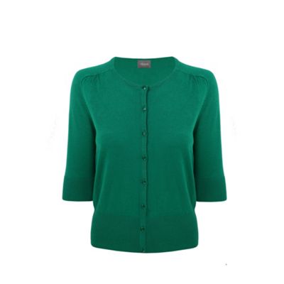 Green Crew Cardigan