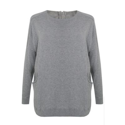Grey Oversized Jumper