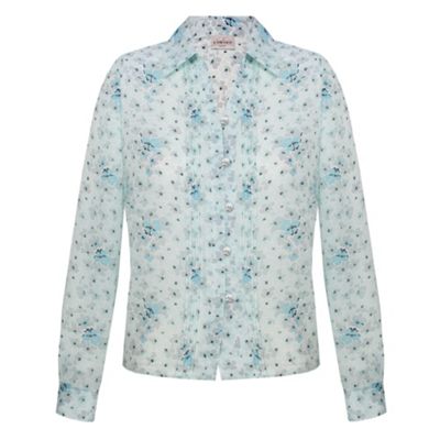 Eastex Confetti flowers print blouse