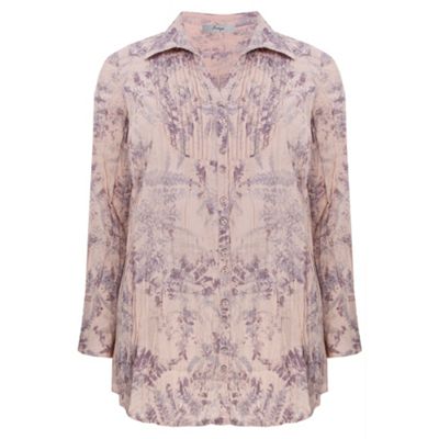 Crinkled Printed Blouse