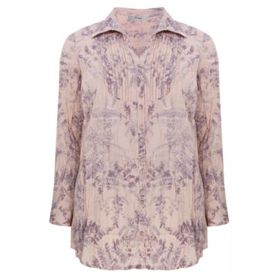 Ann Harvey Crinkled Printed Blouse