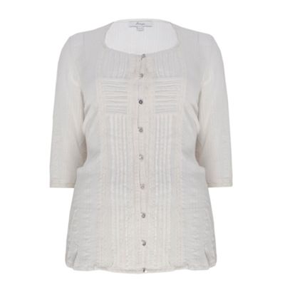 Ivory Cheesecloth Blouse