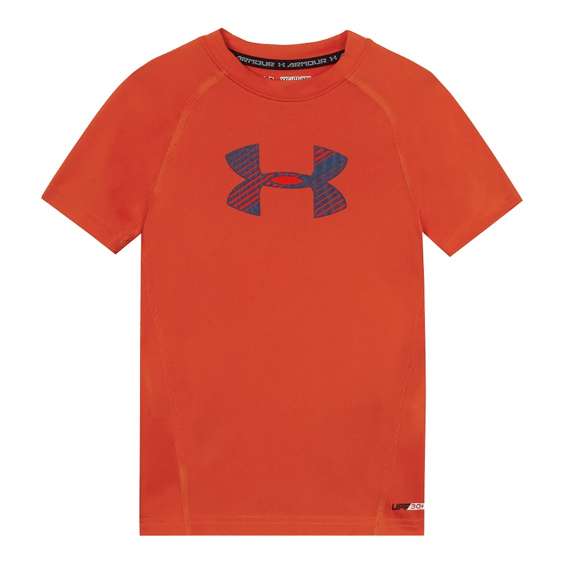 Under Armour - Childrens' Orange Logo Print T-Shirt Review