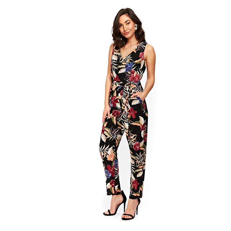 Wallis - Black Floral Print Jumpsuit Review