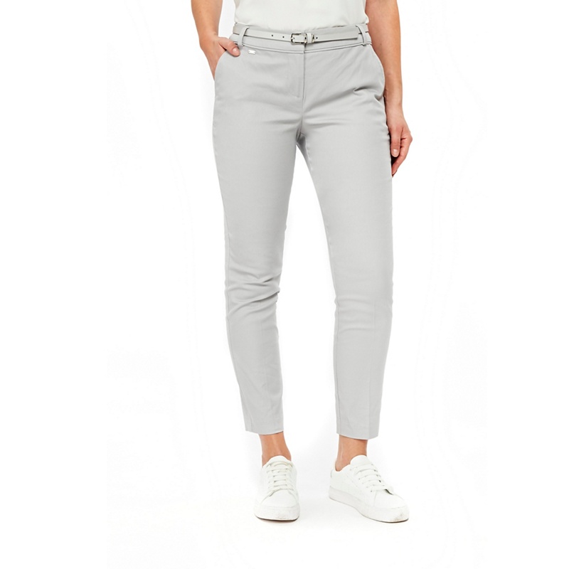 grey cigarette pants