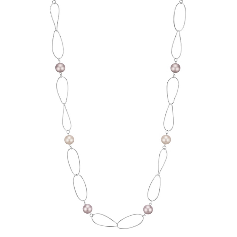 The Collection - Neutral Tonal Pearl Link Necklace Review