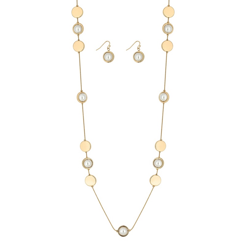 J by Jasper Conran - Gold Disc And Pearl Jewellery Set Review