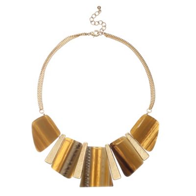 Brown Contemporary Necklace