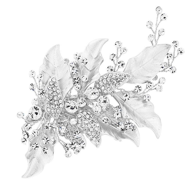 Jon Richard - Lily Textured Leaf And Crystal Hair Clip Review