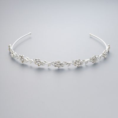 Vine flower crystal set headband
