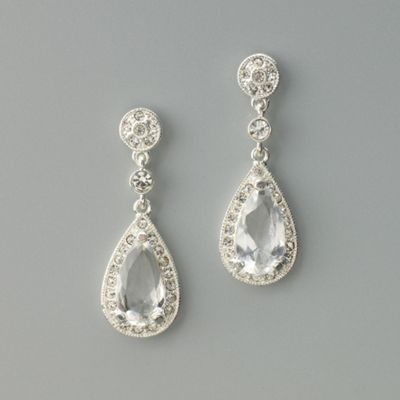 Josephine crystal teardrop earrings