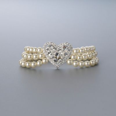 Pearl And Heart Bracelet