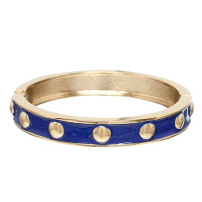Blue Stud Enamel Bangle