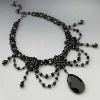 Gothic Jet Choker