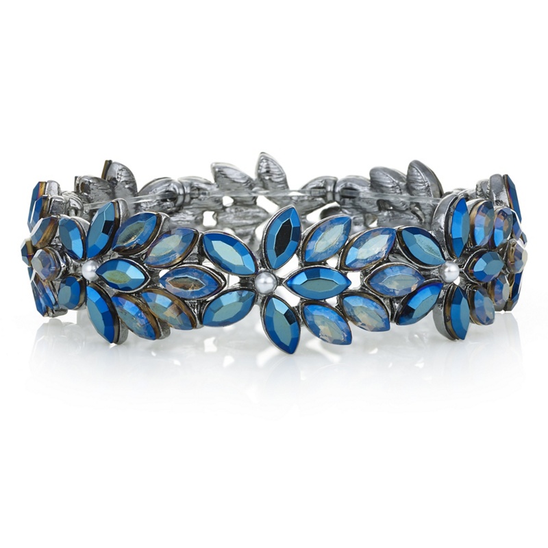 Mood - Blue Crystal Floral Bracelet Review