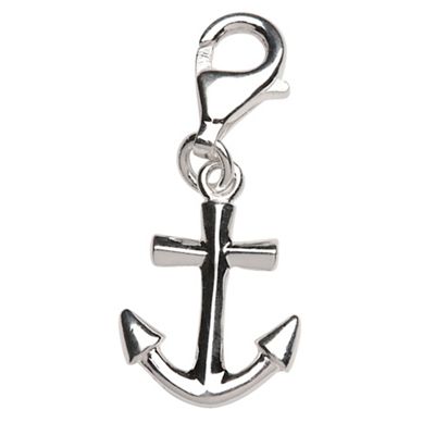 Simply Silver Sterling Silver Anchor Charm