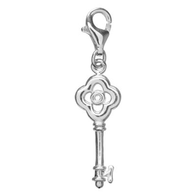 Simply Silver Sterling Silver Key Charm