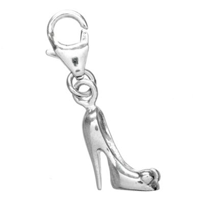 Simply Silver Sterling Silver Stiletto Shoe Charm