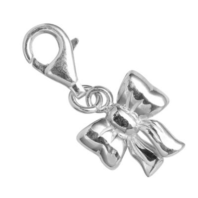 Simply Silver Sterling Silver Bow Charm