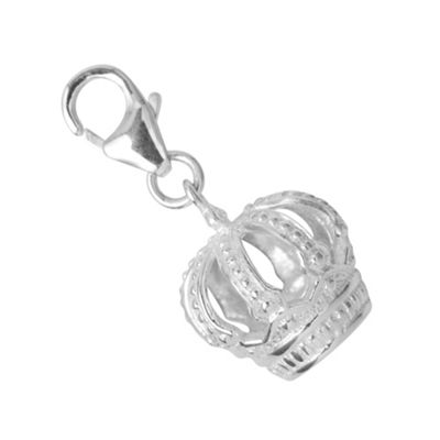 Simply Silver Sterling Silver Crown Charm