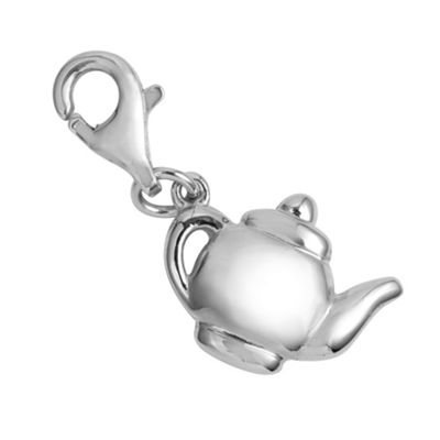 Simply Silver Sterling Silver Teapot Charm
