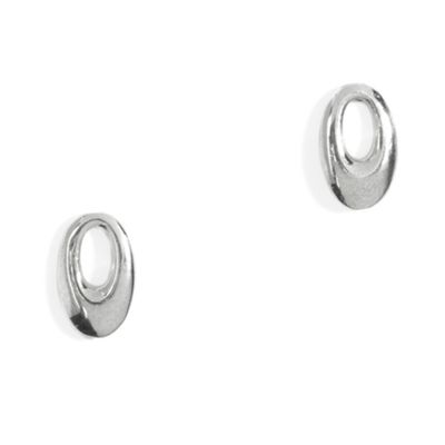 Simply Silver Sterling Silver Open Oval Earring