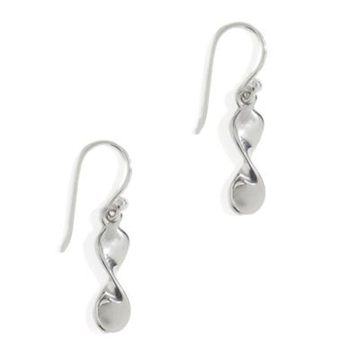 Simply Silver Sterling Silver Twist Earring