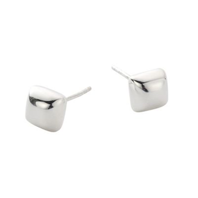 Simply Silver Sterling Silver Square Stud Earring