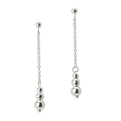 Sterling Silver Ball Drop Earring