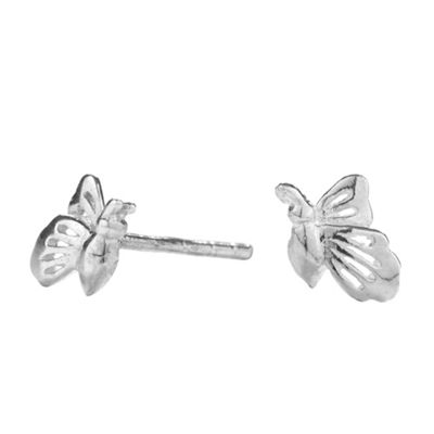 Simply Silver Sterling Silver Butterfly Stud Earrings
