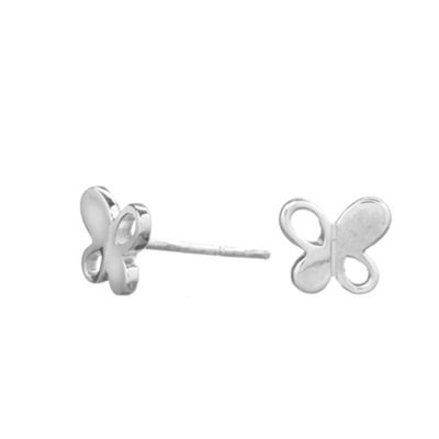 Simply Silver Sterling Silver Butterfly Stud Earring