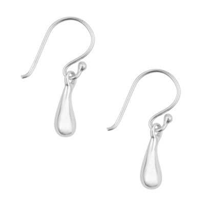 Simply Silver Sterling Silver Nugget Drop Earrings