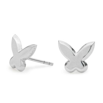 Simply Silver Sterling Silver Mini Butterfly Stud Earring