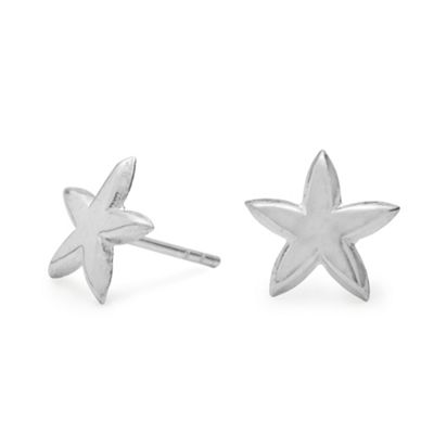 Simply Silver Sterling Silver Star Stud Earring