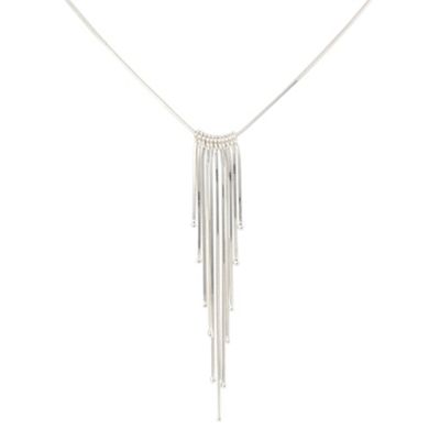 Simply Silver Sterling Silver Waterfall Chain Necklace