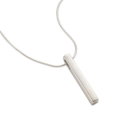 Simply Silver Sterling Silver Bar Pendant