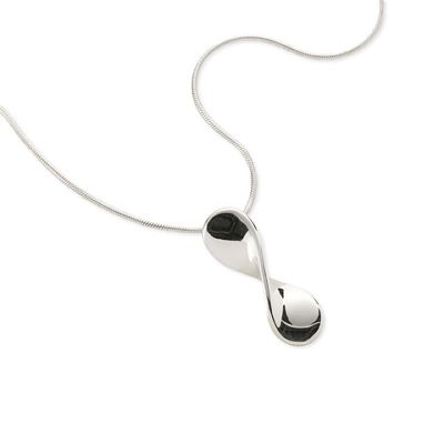 Simply Silver Sterling Silver Twist Pendant