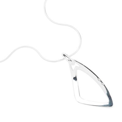 Simply Silver Sterling Silver Abstract Polished Pendant