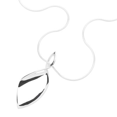 Sterling Silver Organic Twist Pendant