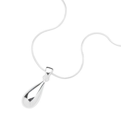 Simply Silver Sterling Silver Peardrop Pendant