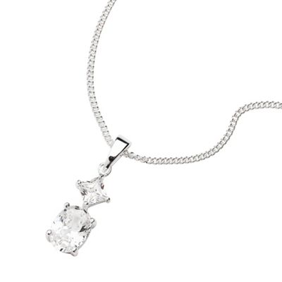 Simply Silver Sterling Silver Cubic Zirconia Pendant