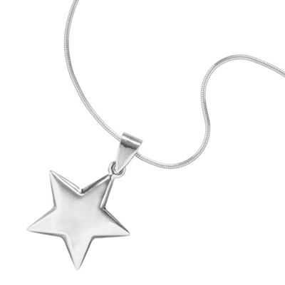Simply Silver Sterling Silver Star Pendant