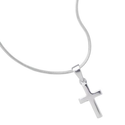 Simply Silver Sterling Silver Cross Pendant