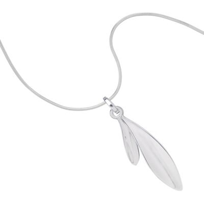 Simply Silver Sterling Silver Double Drop Pendant