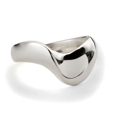 Simply Silver Sterling Silver Wave Ring
