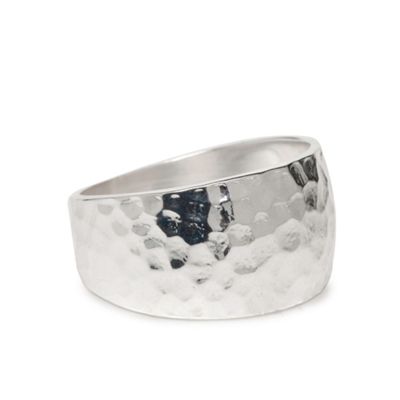 Sterling Silver Hammered Ring